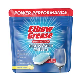 Elbow Grease Dishwasher Tablets 18 Pack 18 pack | Washing Up