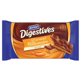 Digestive Caramel Slices Snacksize 5pk