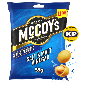 Mccoys Coated Nuts Salt & Vinegar