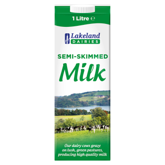Lakeland Semi Skimmed UHT Long Life Milk 1L