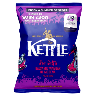 Kettle Crisps Salt And Balsamic Vinegar