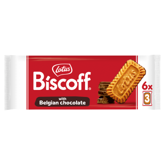 Lotus Biscoff Snack Pack Chocolate Covered Biscuits