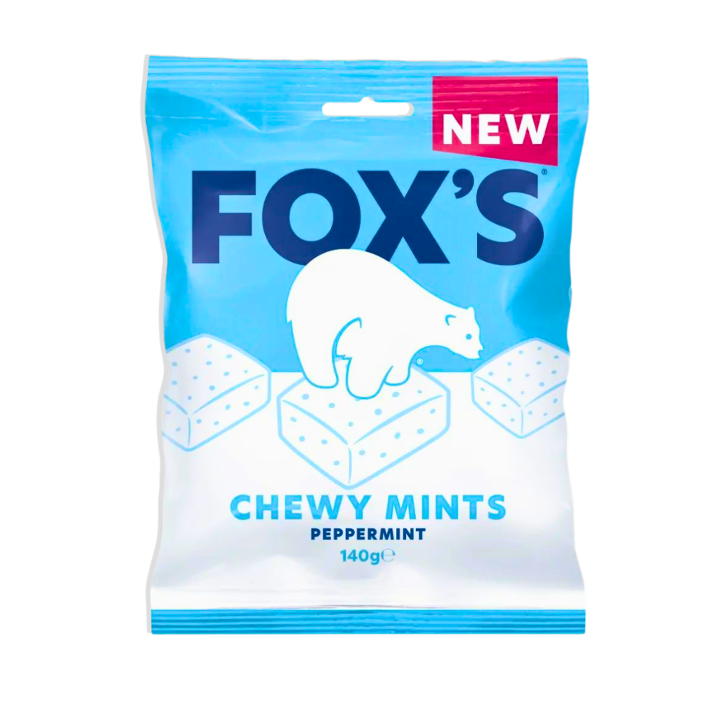 Fox's Mints Chewy Peppermint 140g (Pack of 3)