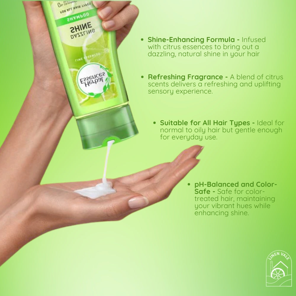 Herbal Essence Calamansi Shampoo and Conditioner for Women, Dazzling Shine for All Types of Hair, 400ml (Pack of 2)