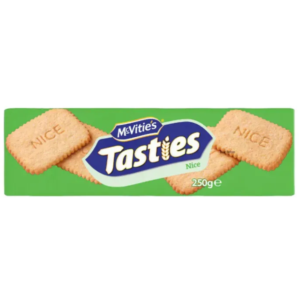 Mcvities Traditional Nice Biscuits 250g – Coconut-Flavored Biscuit Delight, Pack of 3