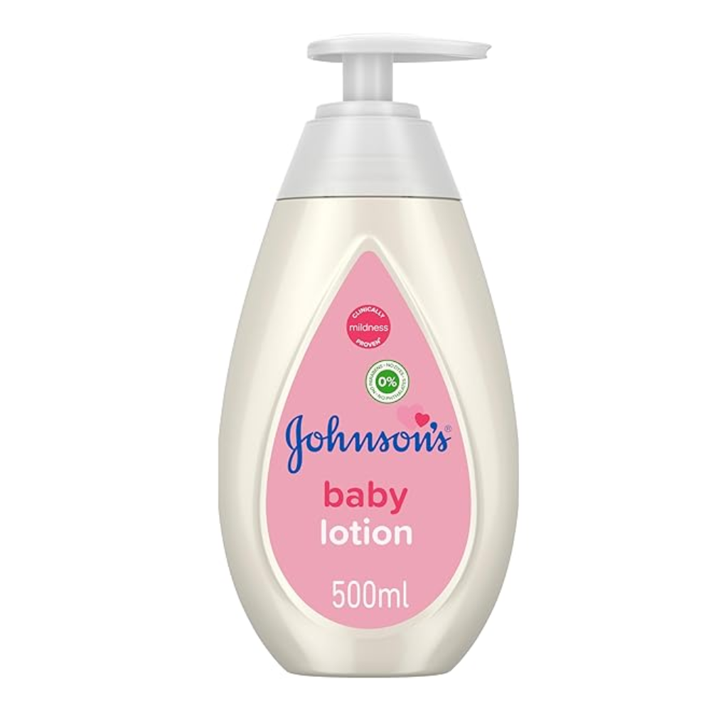 Johnsons Gentle Baby Moisturising Lotion 500ml – Soft & Soothing Formula for Delicate Skin, Pack of 2