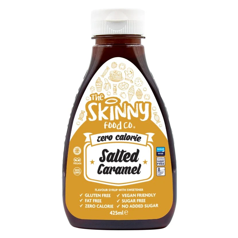 The Skinny Food Co. Zero Calorie Salted Caramel Syrup, 425 ml (2 Pack)