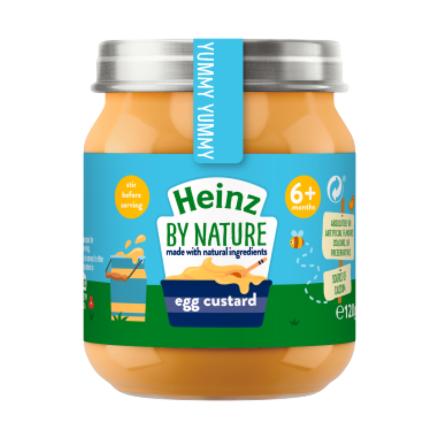Heinz Egg Custard Baby Dessert 120g