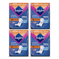 Bodyform Maxi Normal Sanitary Towels 16 Pack | With Wings - Multipack