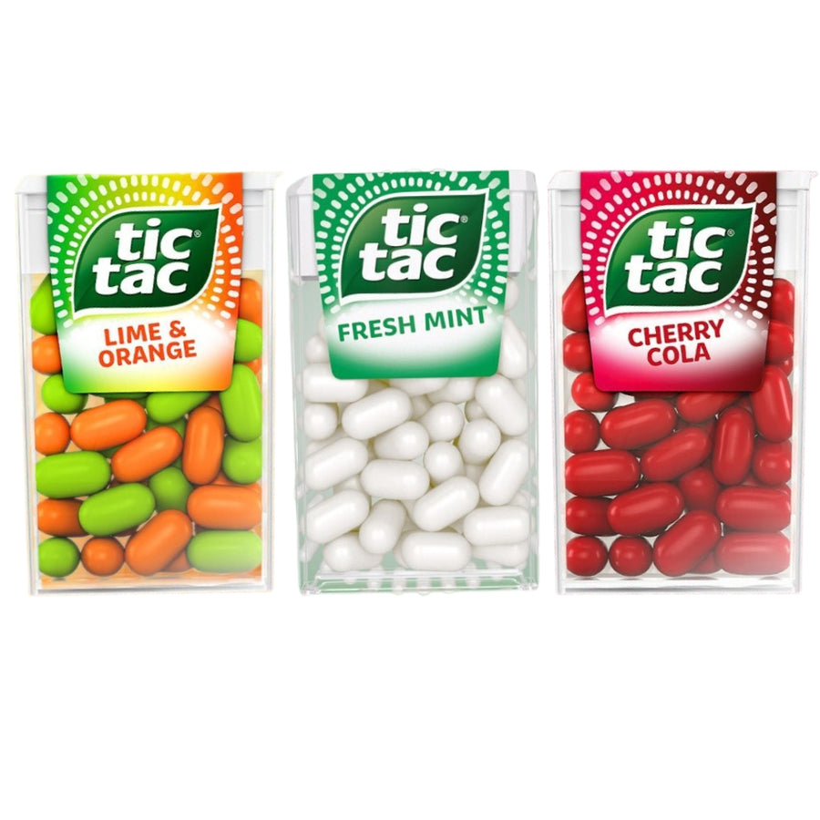 Tic Tac Mixed Mini Sweets 8 Pack 144g