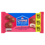 Lyons Jam Teacakes 16's Big Value Pack