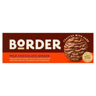 Border Biscuits Milk Chocolate Ginger