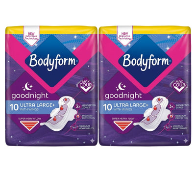 Bodyform Goodnight Ultra Towels 10's