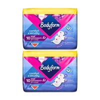 Bodyform Maxi Goodnight Towels with Wings 10's