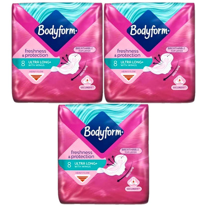 BODYFORM - ULTRALONG+ Wings 8's