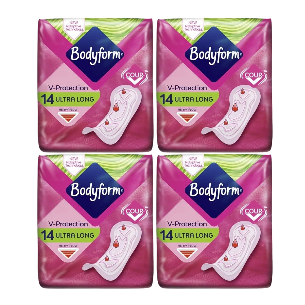 Bodyform Ultra Super 14 per pack (PACK OF 4)