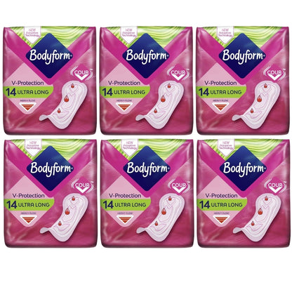 Bodyform Ultra Super 14 per pack (PACK OF 4)
