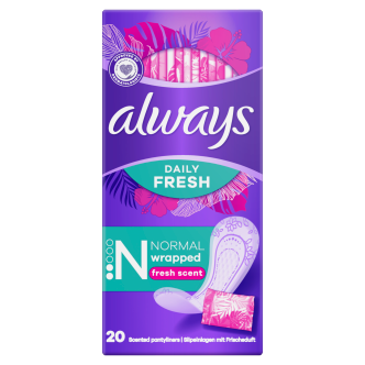 Always Dailies Normal Panty Liners 20 Pack | Everyday Liners