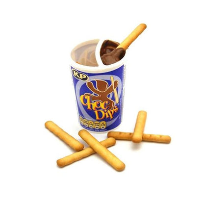 Chocolate Dipping Mini Bundle - Chocolate Dips 3x28g & Milk Dips 3x28g - Melted Milk & Chocolate with Biscuit Sticks