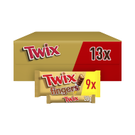 Twix Chocolate Biscuit Snack Bar 9pk