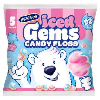 Candyfloss Iced Gems Multibags 5pk