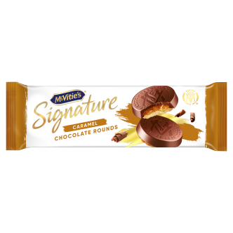 Mcvities Caramel Chocolate Rounds