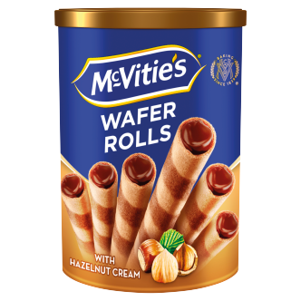 Mcvities Hazelnut Wafer Rolls Pouch
