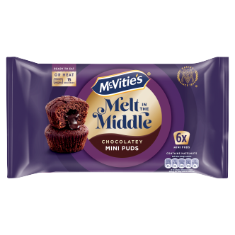 Mcvities Mini Melt In The Middle Puddings 6 Pack