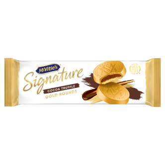 Mcvities Signature Cocoa Truffle Gold Rounds