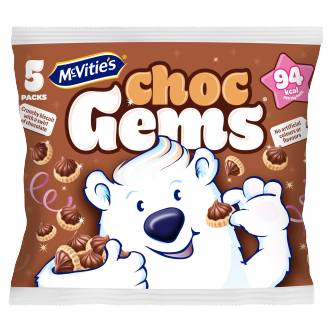 Mcvities Chocolate Gems 5pk