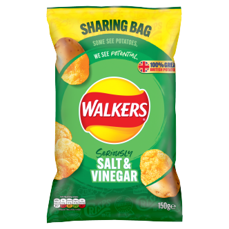 Walkers Salt & Vinegar Sharing Bag