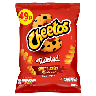 Cheetos Twisted S&s Flamin Hot