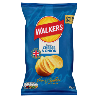 Walkers Cheese & Onion Pmp