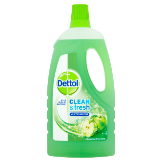Dettol Power & Fresh Green Apple 1 litre | Multi-Surface Cleaners