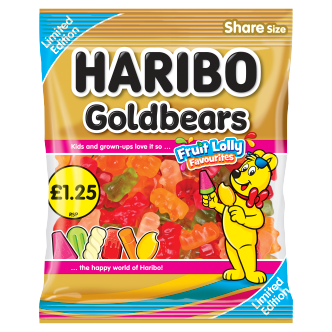 Haribo Goldbears Fruit Lolly Favourites 140g