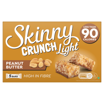 Skinny Crunch Peanut Butter Snack Bars 5 Pack