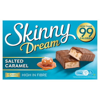 Skinny Dream Salted Caramel Bars 5 Pack