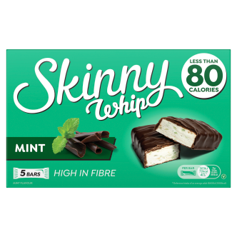 Skinny Whip Mint & Dark Choc Snack Bars 5 Pk