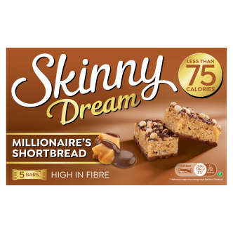 Skinny Dream Millionaire's Shortbread Bars 5 Pack