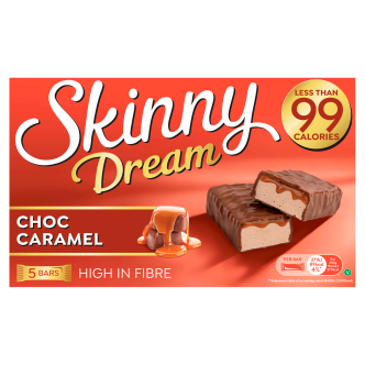 Skinny Dream Chocolate Caramel Bars 5 Pack