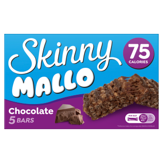 Skinny Mallo Chocolate Snack Bars 5 Pack