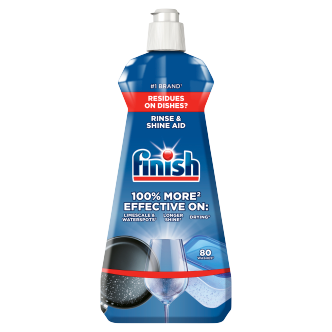 Finish Rinse Aid | Dishwasher Salt & Rinse Aid