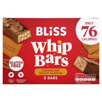 Bliss Caramelised Biscuit Whip Bars 5pk