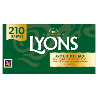 Lyons Gold Blend Tea Bags 210's 656g