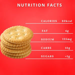 Low Salt Snack Crackers 150g (Pack of 2)