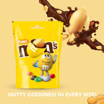 Mini Assorted Candy Coated Chocolate Sharing Pouch Milk Chocolate 125g, Crispy 107g & Peanut125g (3 Packs)