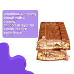 Chocolate Sandwich Cookies Snack Pack – 18 Individually Wrapped Treats (3 x 6 Packs) – Cream-Filled Biscuits, On-the-Go Snacks