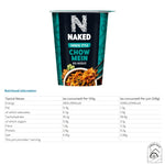 Linenvale Naked Bundle Egg Noodles - Thai Style Sweet Chilli, Chinese Style Chow Mein & Singapore Curry Noodles Pack of 3x75g