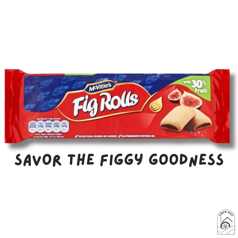 McVities Fruit Fig Rolls Biscuits Pack of 3, 200g