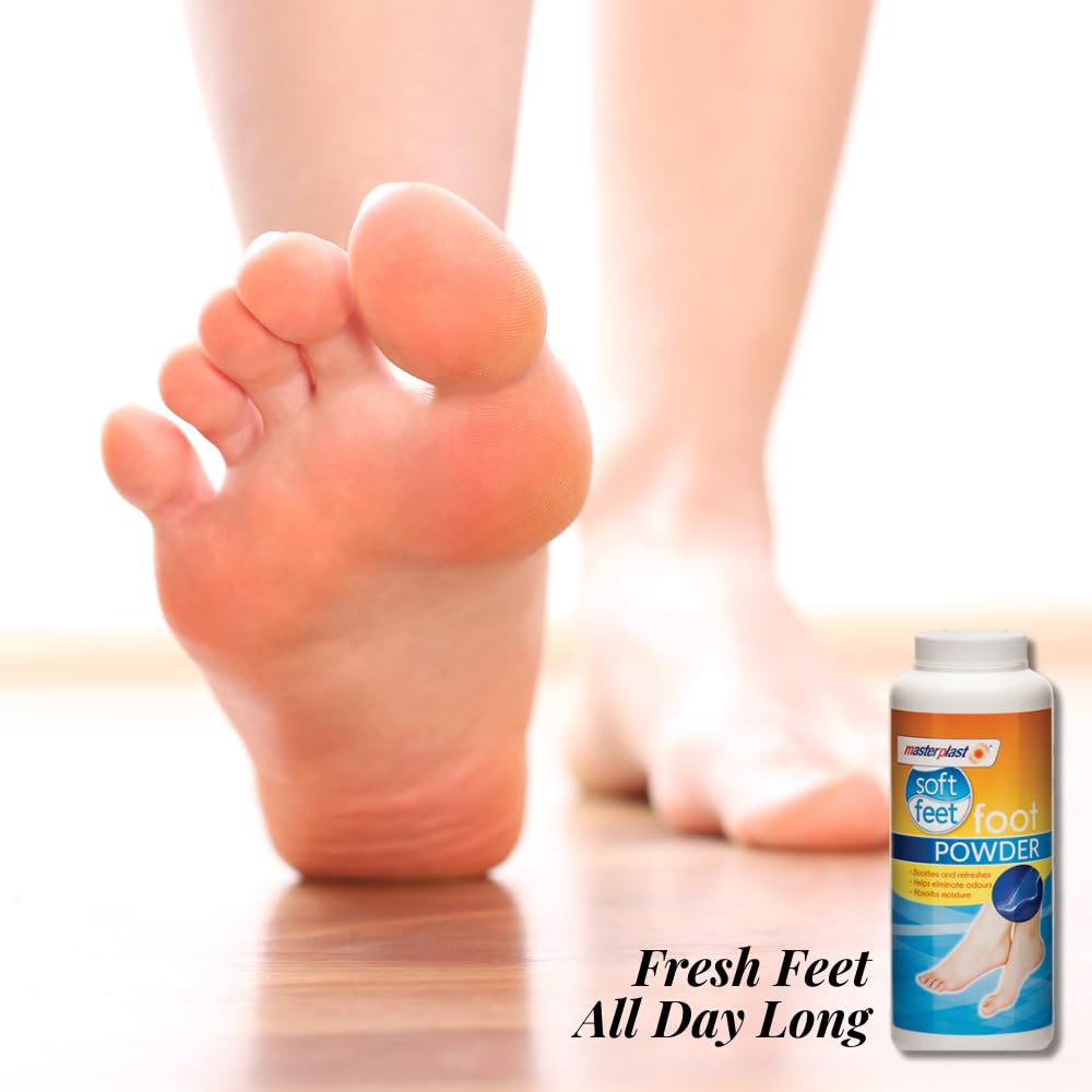 Foot Powder Talc Soothes Refreshes Eliminates Odour Soft Feet - 170g, Pack of 2